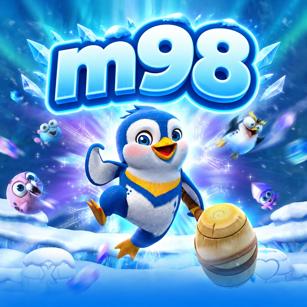 ธีมน้ำแข็งและเพนกวินขั้วโลกบน m98 ในเกม The Great Icescape